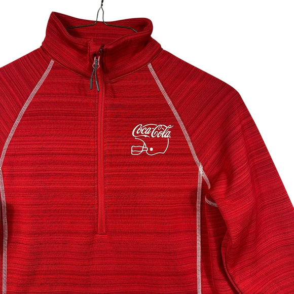 Coca Cola Pullover Holloway Jacket Ladies Women Red Football Helmet Small - Picture 2 of 10